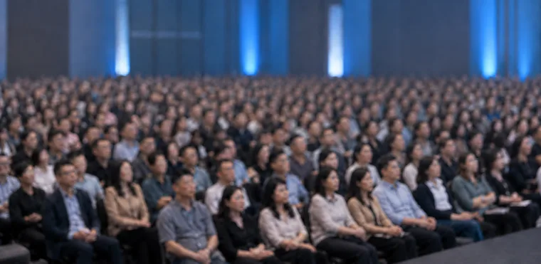 JS TradVentures 线下大课现场:坐满观众的会场